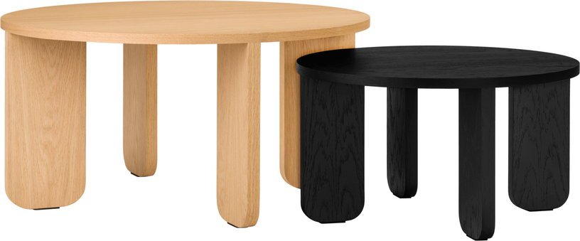 Table basse en chêne noir S Kuvu - noo.ma - The Cool Republic