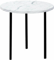 Table basse en marbre blanc Carrara broyé S Gruff - Un'common - The Cool Republic