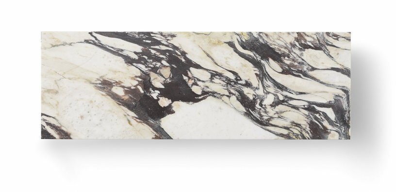 Table basse en marbre calacatta viola 100 x 38 cm Plinth Bridge - Audo - The Cool Republic