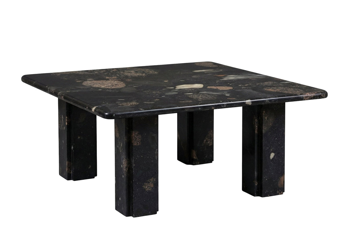 Table basse en marbre de norvigo noir 70x33,5cm Saoren - Versmisssen - The Cool Republic