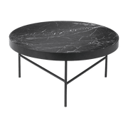 Table basse en marbre noir 70,5 cm - Ferm Living - The Cool Republic