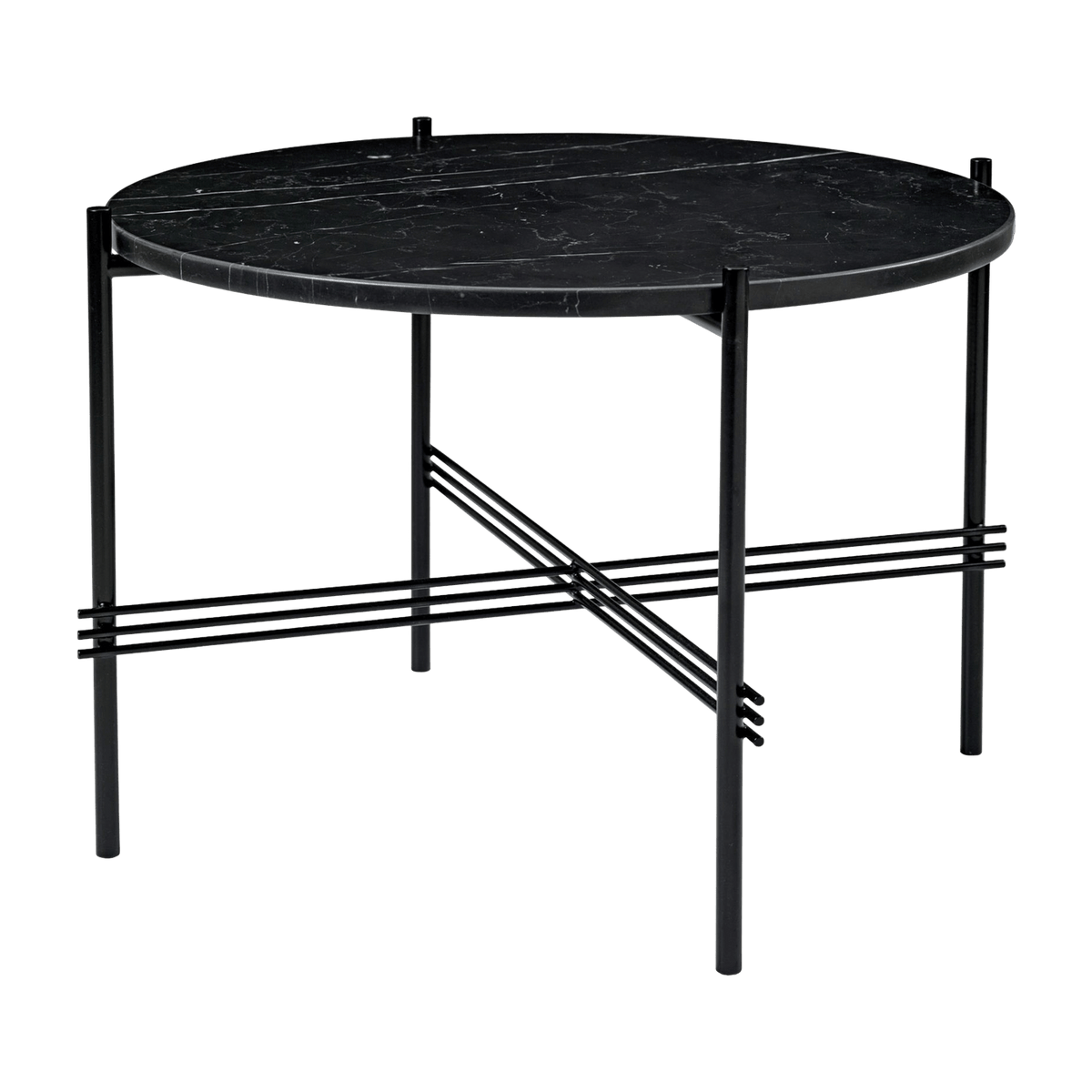 Table basse en marbre noir marquina 55 cm TS - Gubi - The Cool Republic