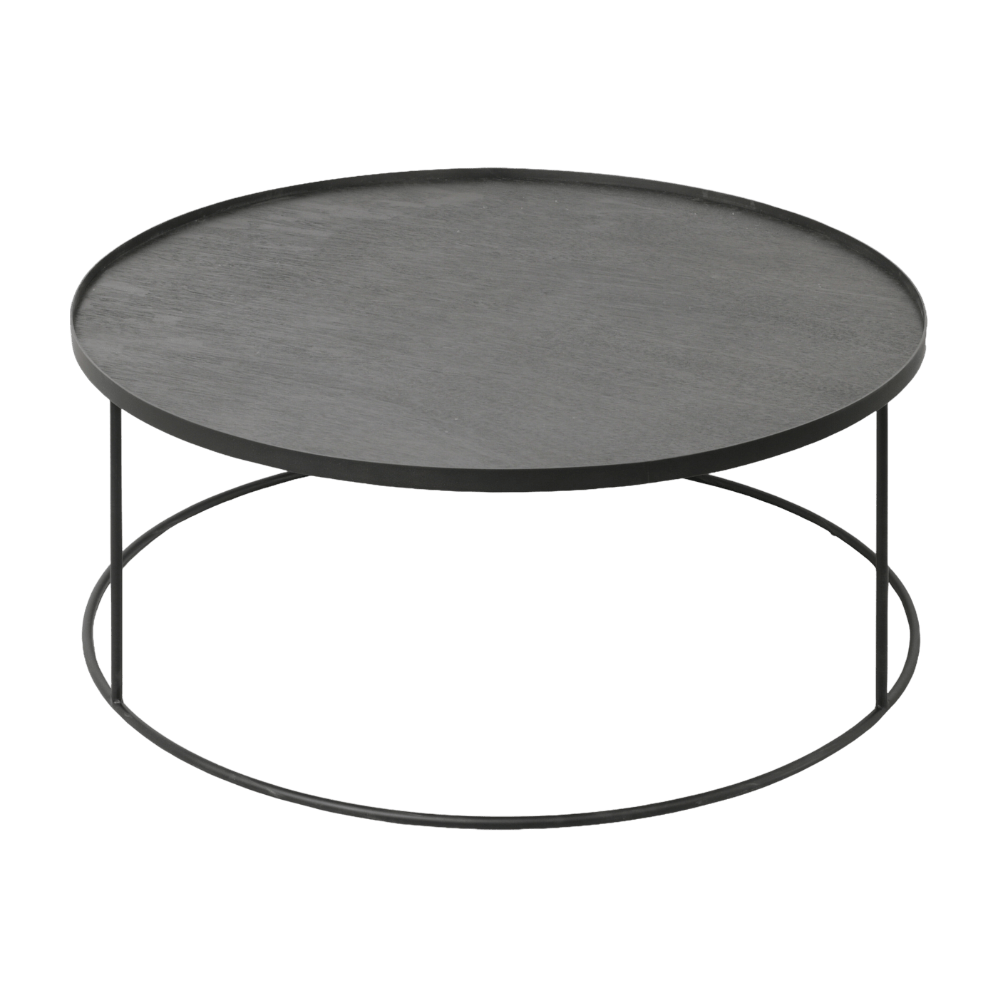 Table basse en métal à plateau rond 93 cm - Ethnicraft Accessories - The Cool Republic