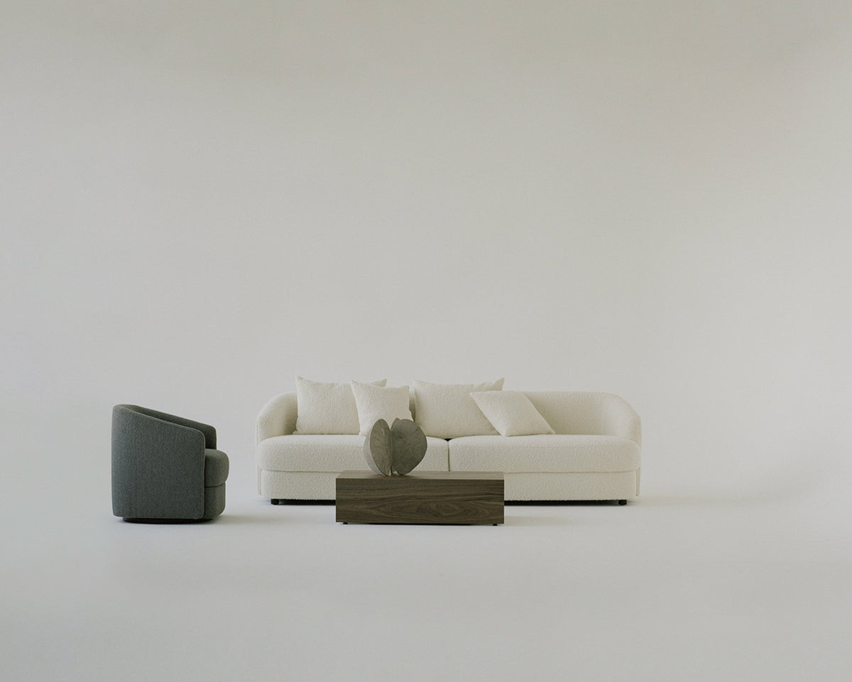 Table basse en noyer 103 x 60 cm Mass High - New works - The Cool Republic