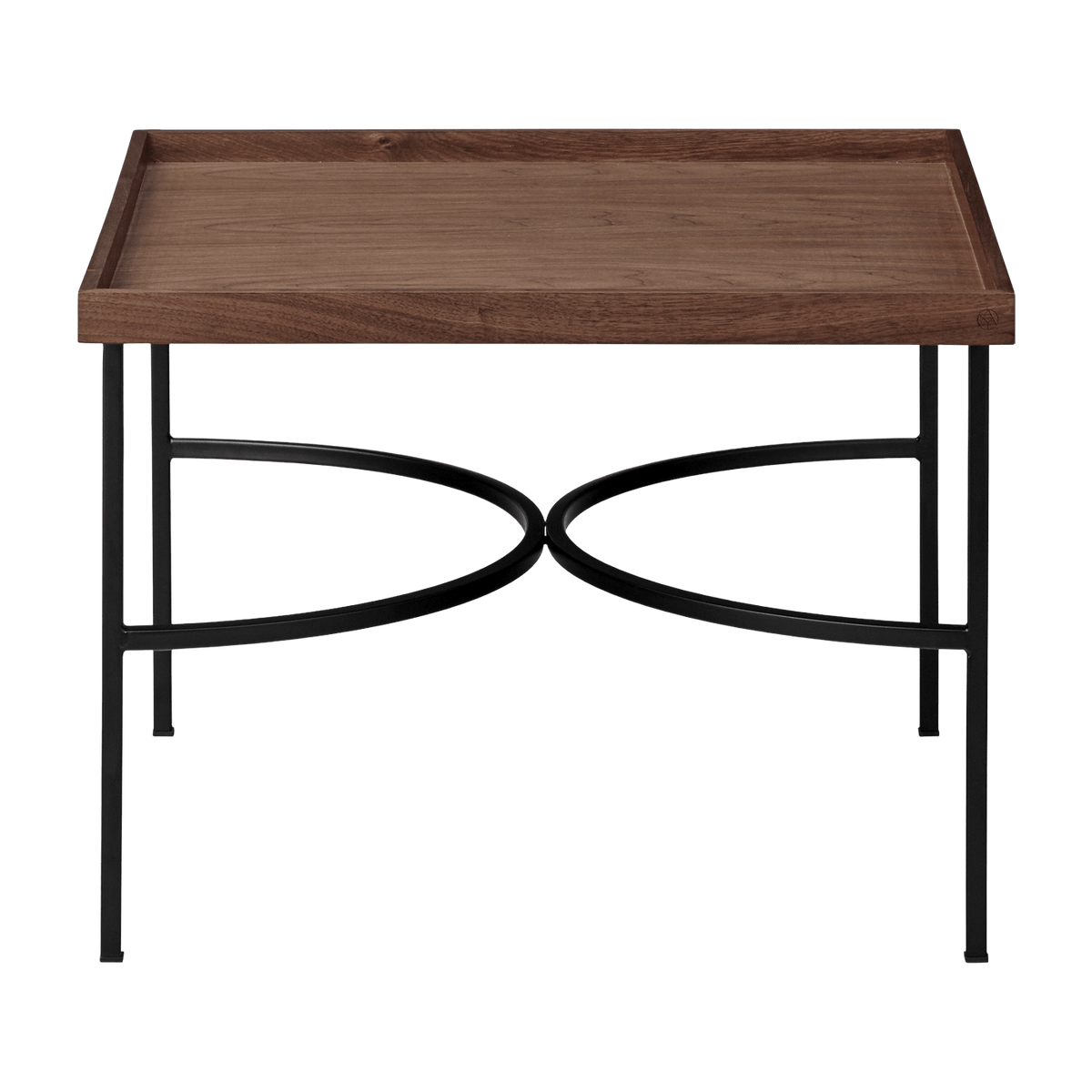 Table basse en noyer et métal noir Unity - AYTM - The Cool Republic
