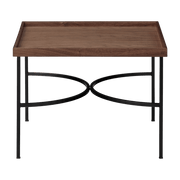 Table basse en noyer et métal noir Unity - AYTM - The Cool Republic