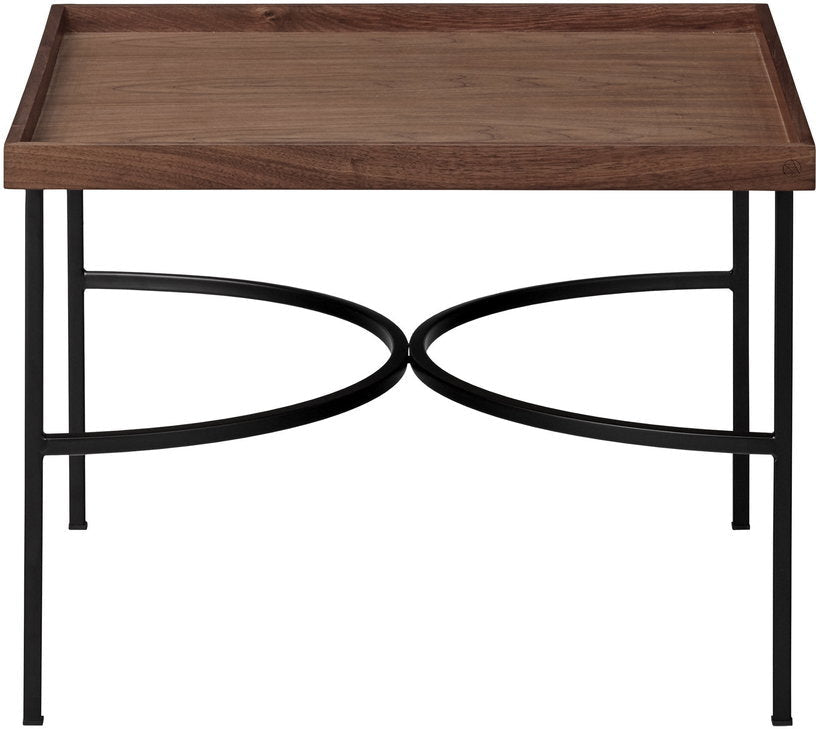 Table basse en noyer et métal noir Unity - AYTM - The Cool Republic