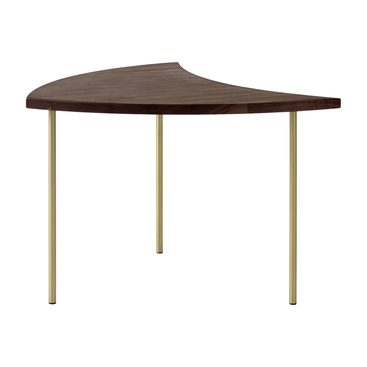 Table basse en noyer et pieds laiton Pinwheel HM7- &tradition - The Cool Republic