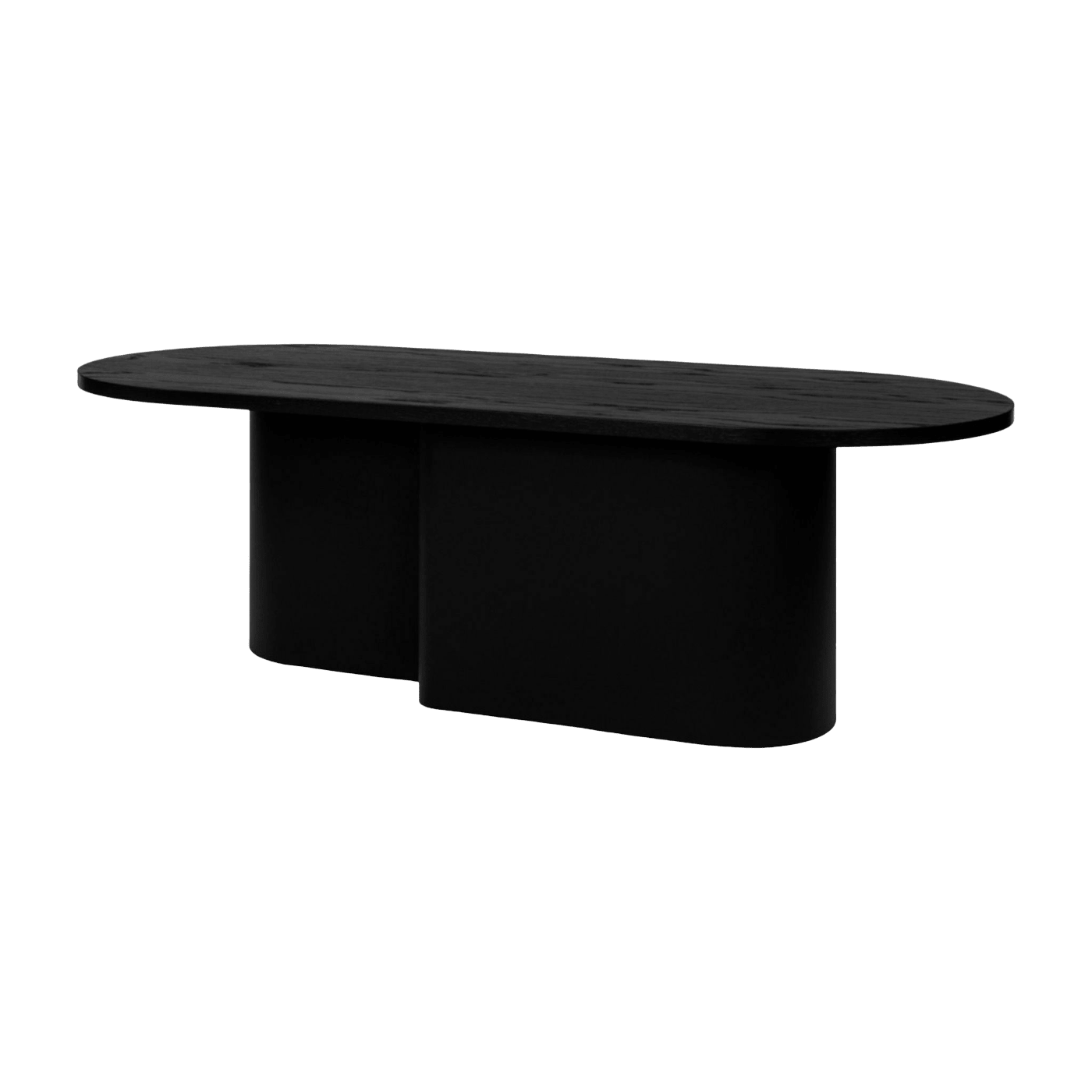 Table basse en placage de chêne noir Looi - noo.ma - The Cool Republic