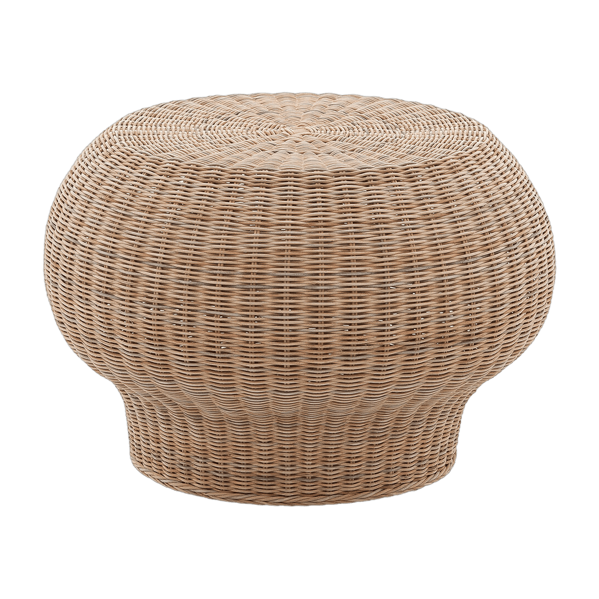 Table basse en rotin naturel 60 x 40 cm Bolla 10 - Gervasoni - The Cool Republic