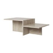Table basse en travertin 100 x 35 x 55 cm Distinct - Ferm Living - The Cool Republic
