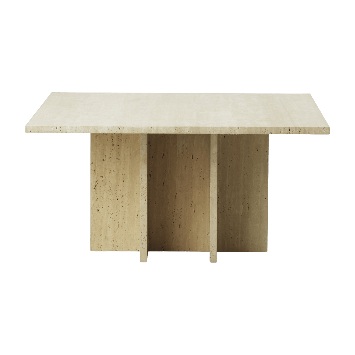 Table basse en travertin 80 x 40 cm Edge - Normann Copenhagen - The Cool Republic