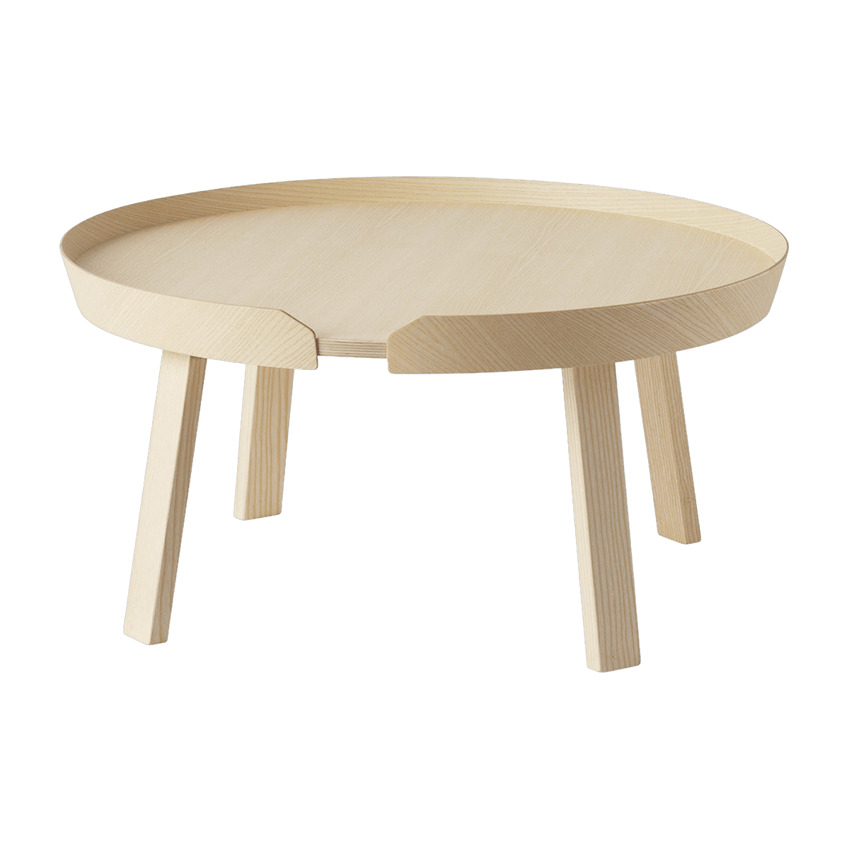 Table basse frêne 72 cm Around - Muuto - The Cool Republic