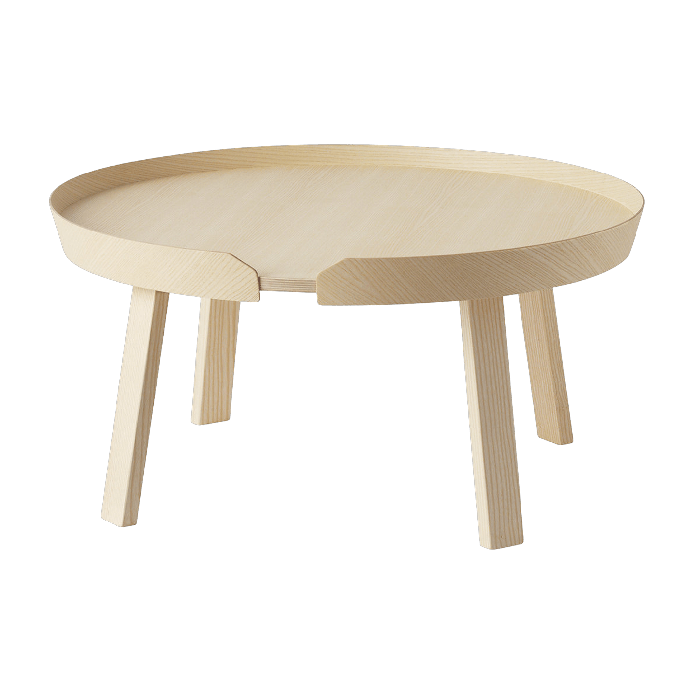Table basse frêne 72 cm Around - Muuto - The Cool Republic