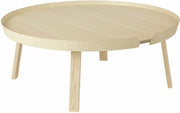 Table basse frêne 95 cm Around - Muuto - The Cool Republic