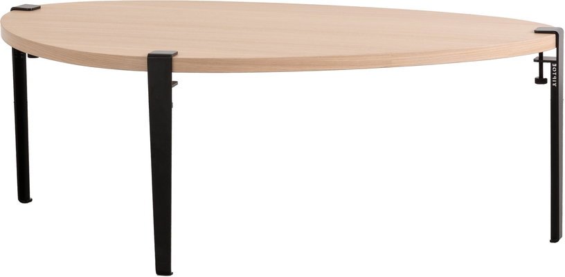 Table basse Galet pieds noir graphite 43 cm - TIPTOE - The Cool Republic
