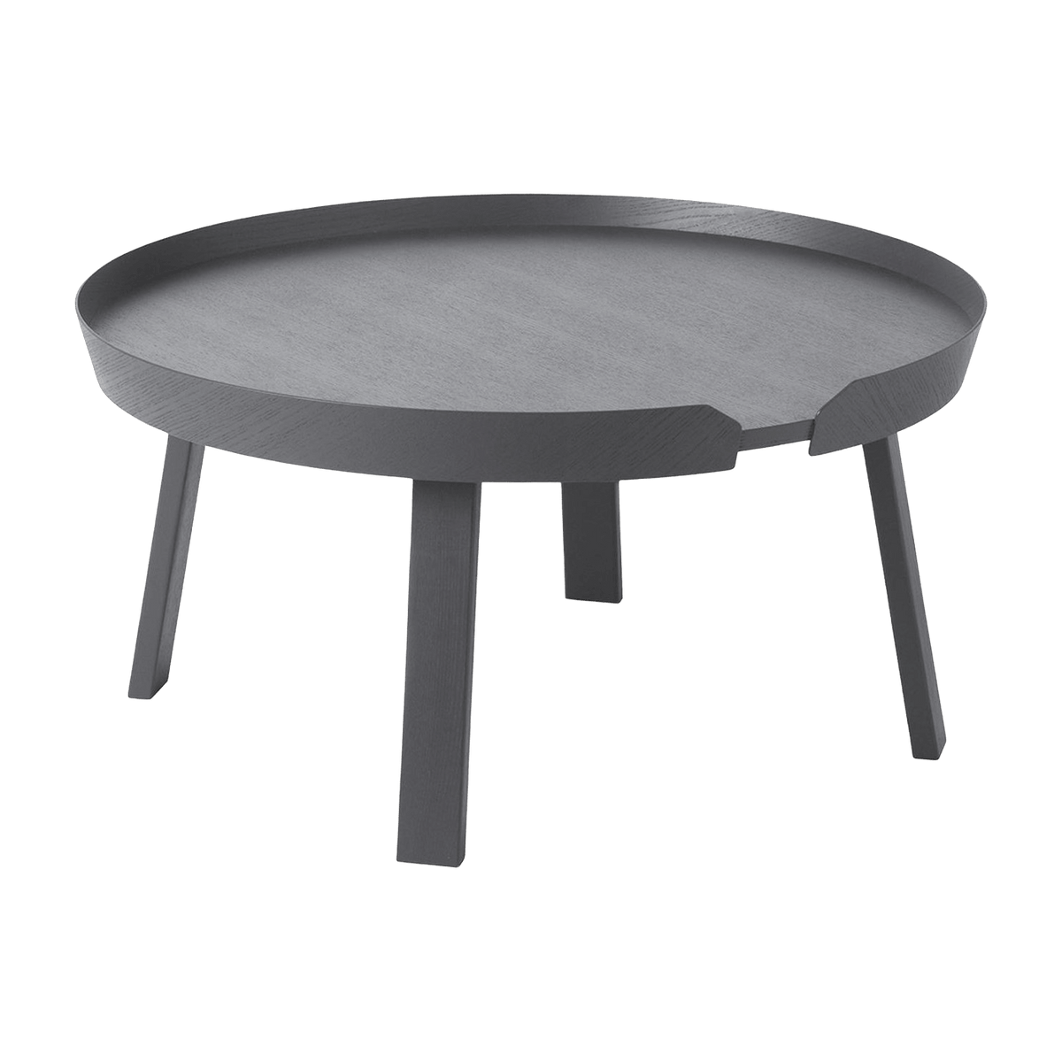 Table basse gris anthracite 72 cm Around - Muuto - The Cool Republic
