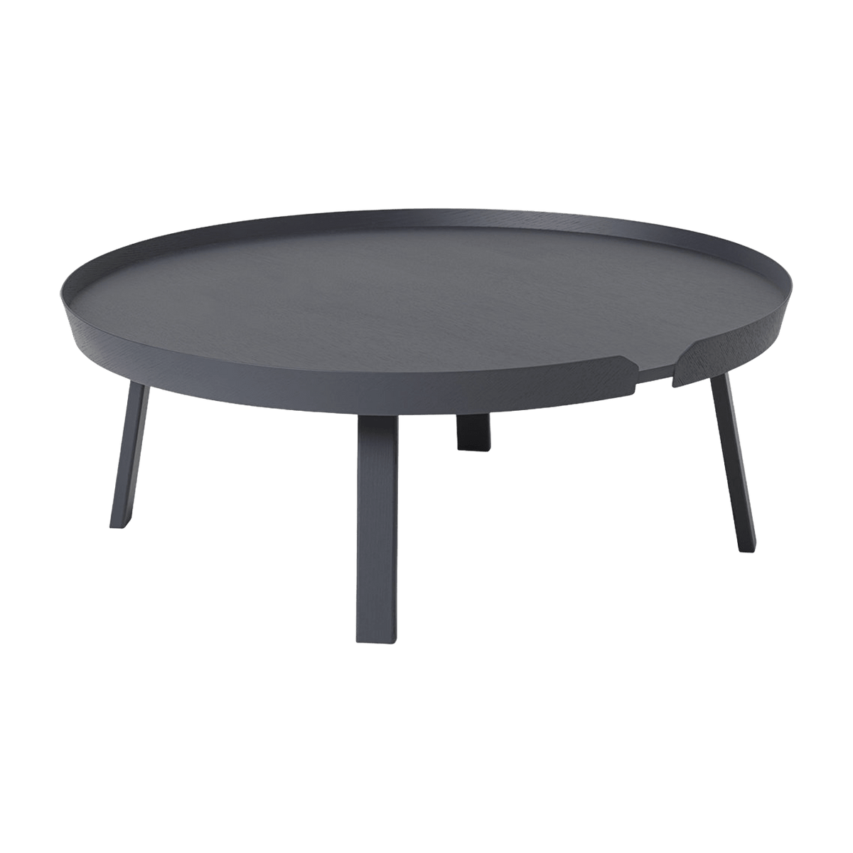Table basse gris anthracite 95 cm Around - Muuto - The Cool Republic