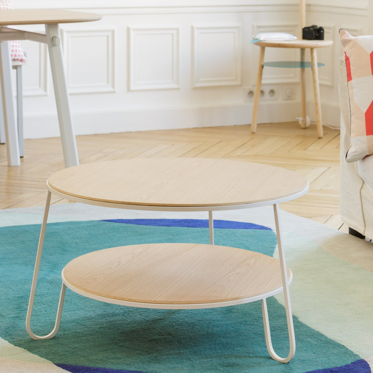 Table basse gris ardoise 70 cm Eugénie - Hartô - The Cool Republic