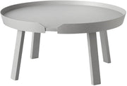 Table basse gris clair 72 cm Around - Muuto - The Cool Republic