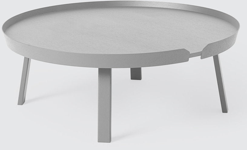 Table basse gris clair 95 cm Around - Muuto - The Cool Republic
