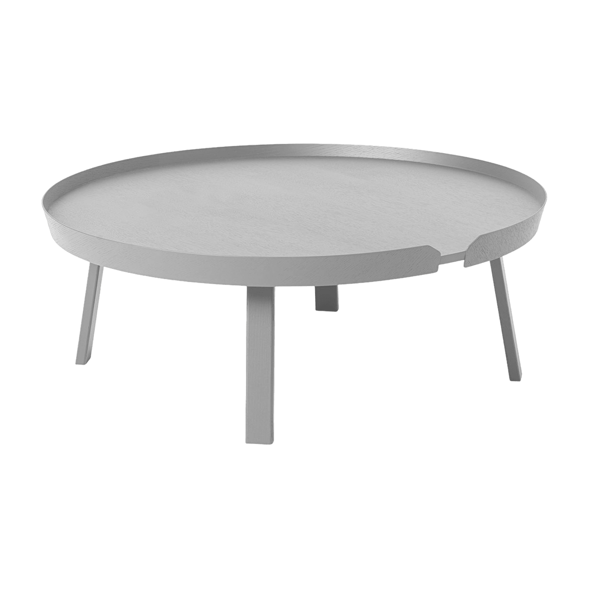 Table basse gris clair 95 cm Around - Muuto - The Cool Republic