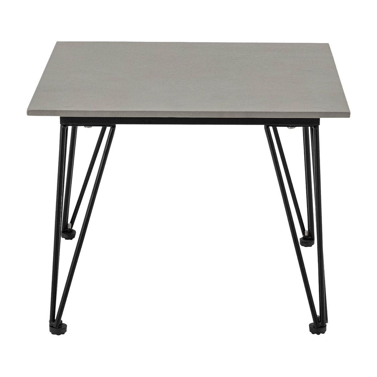 Table basse grise 55 x 55 cm Mundo - Bloomingville - The Cool Republic