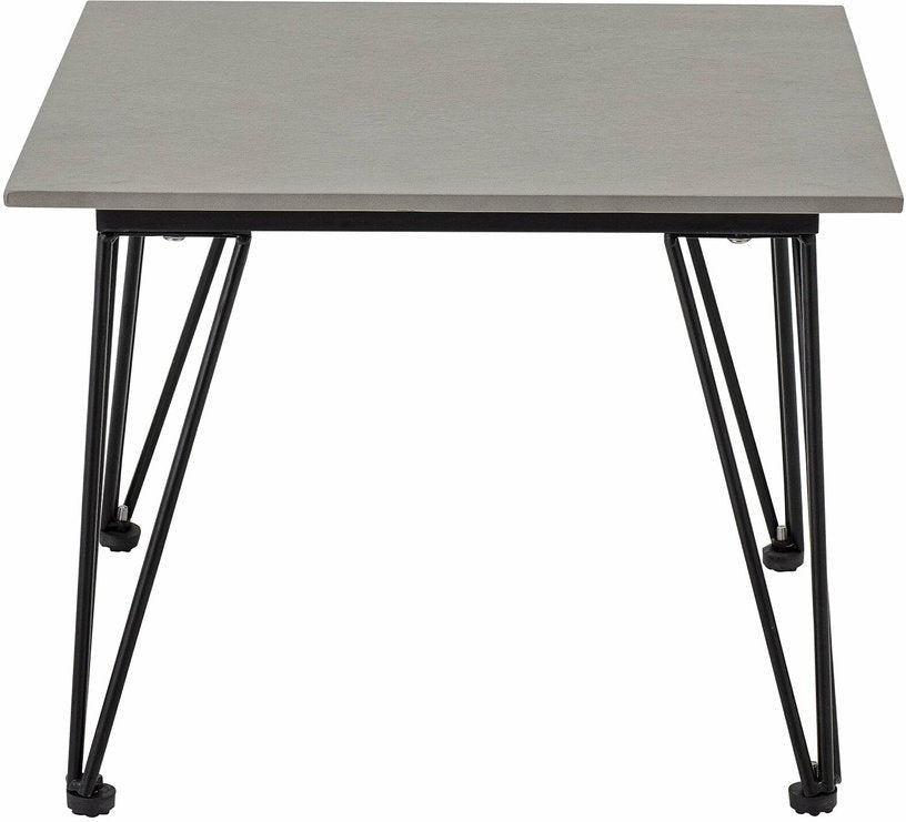 Table basse grise 55 x 55 cm Mundo - Bloomingville - The Cool Republic