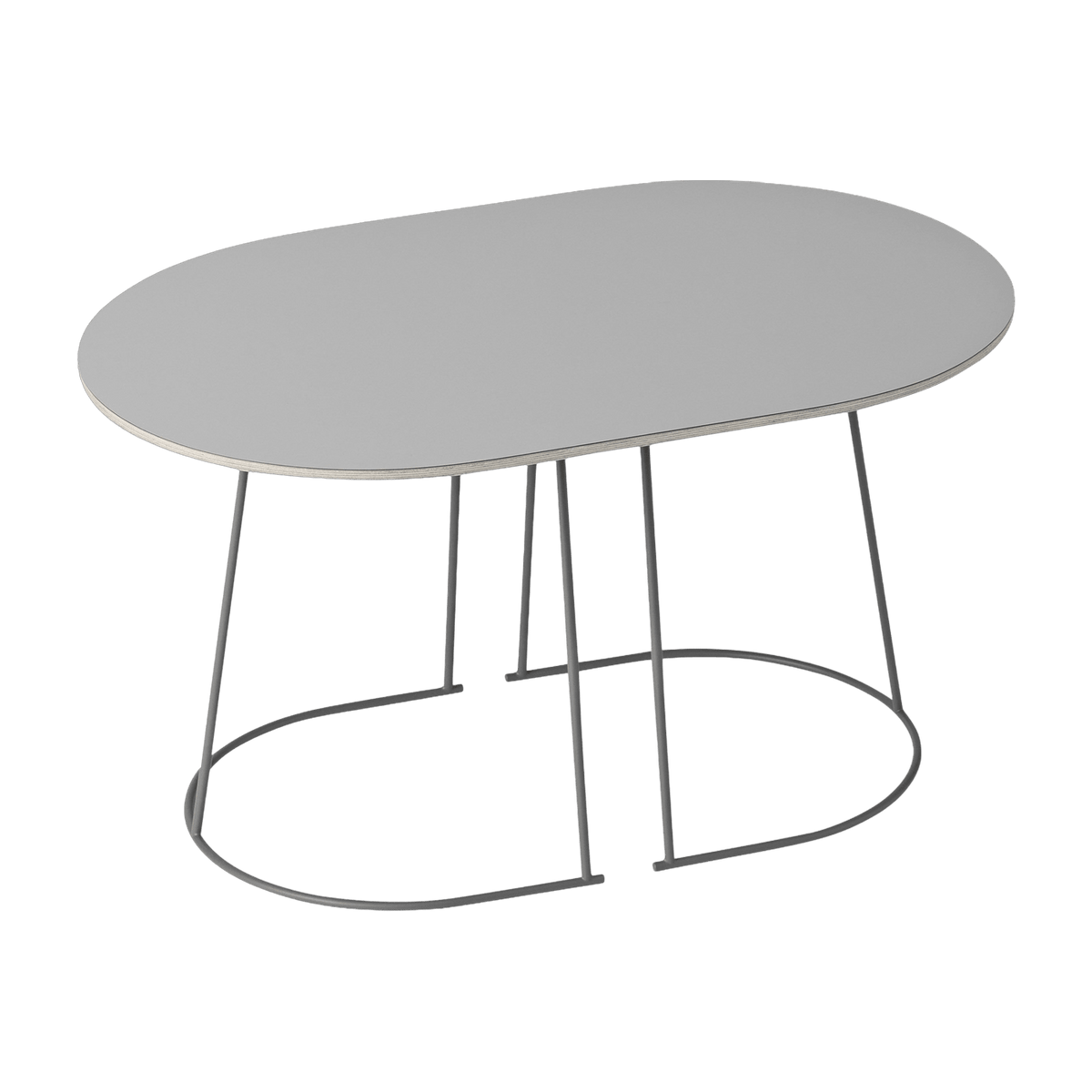 Table basse grise 68 cm Airy - Muuto - The Cool Republic