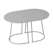 Table basse grise 68 cm Airy - Muuto - The Cool Republic