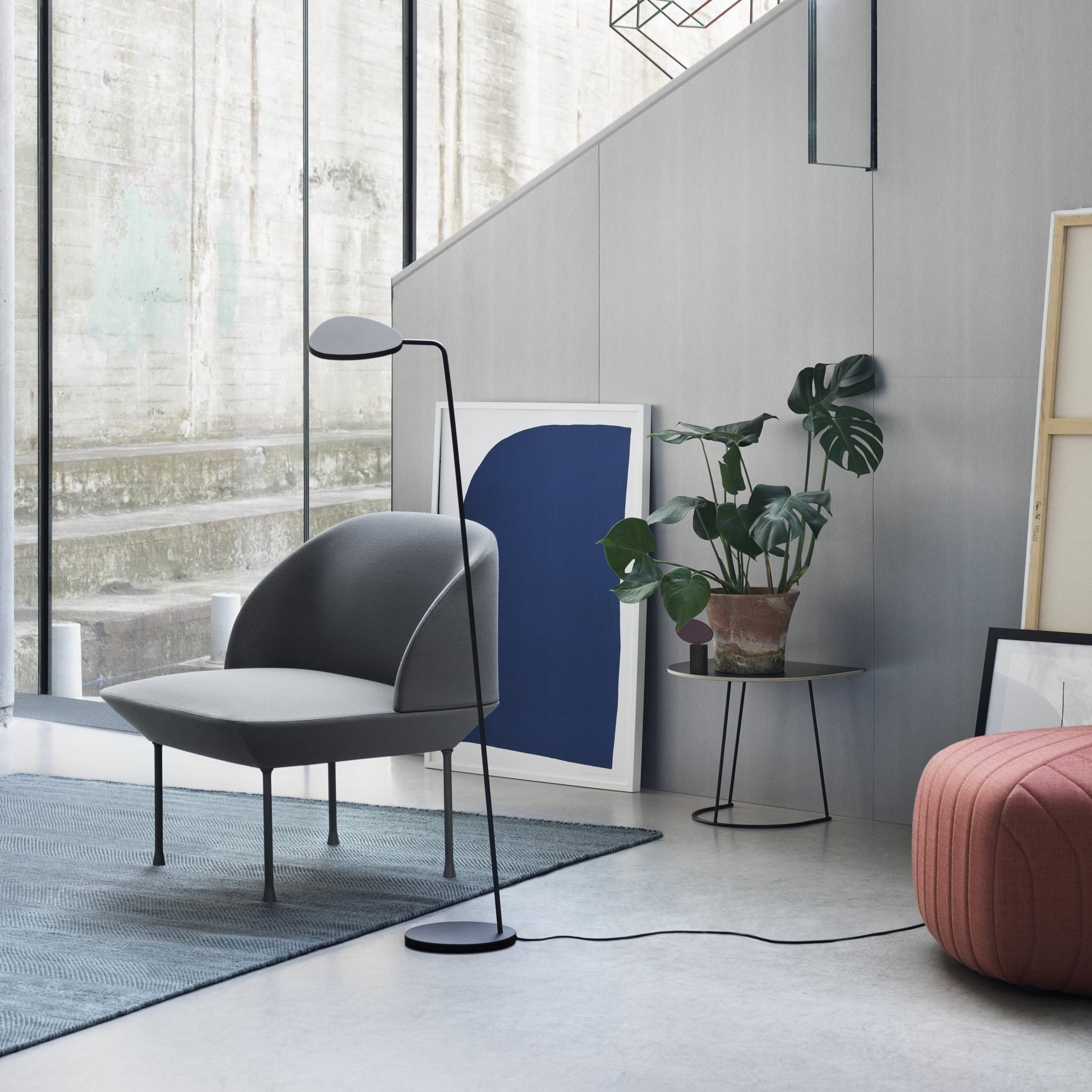 Table basse grise 68 cm Airy - Muuto - The Cool Republic