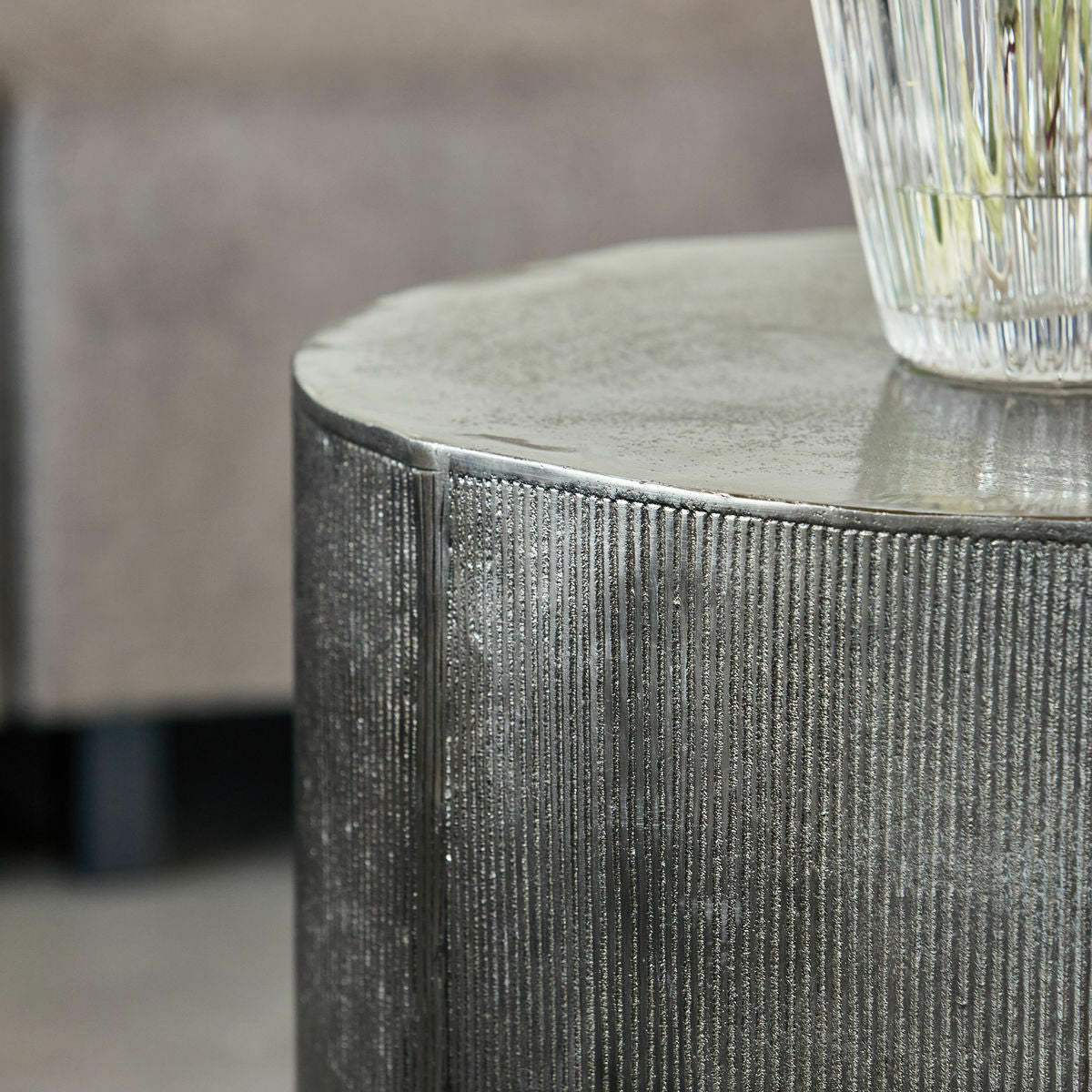 Table Basse Hdrota Fini Argent Brossé - House Doctor