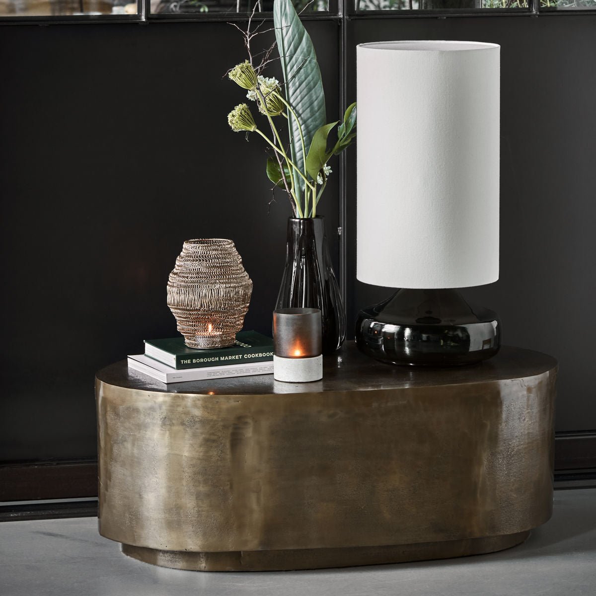 Table Basse Hdrota Finition En Laiton Antique - House Doctor - The Cool Republic