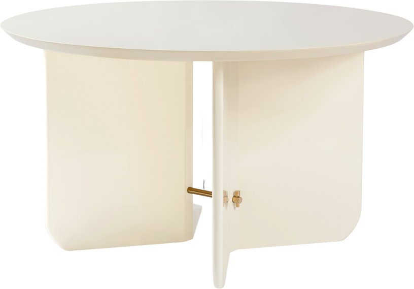 Table basse laquée ivoire Large Be Good - Red Edition - The Cool Republic
