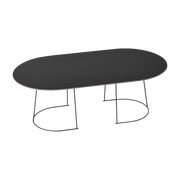 Table basse noire 120 cm Airy - Muuto - The Cool Republic