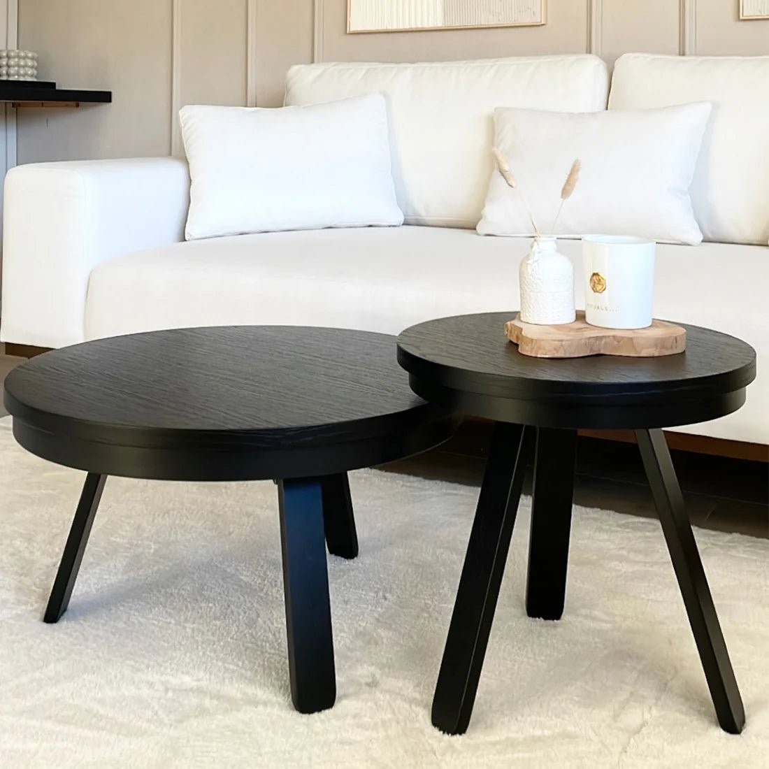 Table basse noire 62 cm Batea - Woodendot - The Cool Republic