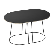 Table basse noire 68 cm Airy - Muuto - The Cool Republic