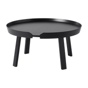 Table basse noire 72 cm Around - Muuto - The Cool Republic