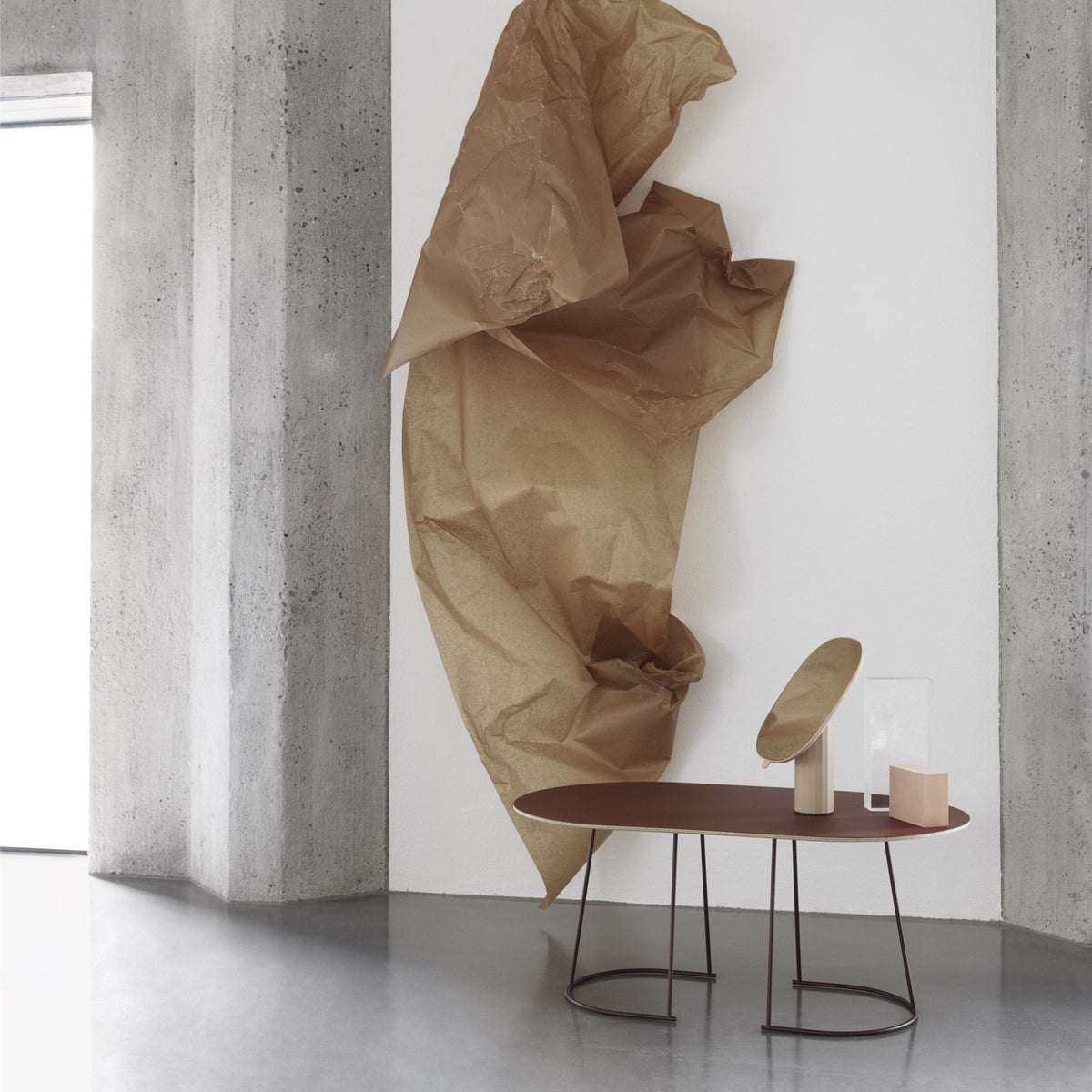 Table basse noire 88 cm Airy - Muuto - The Cool Republic