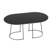 Table basse noire 88 cm Airy - Muuto - The Cool Republic