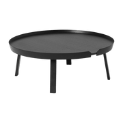 Table basse noire 95 cm Around - Muuto - The Cool Republic