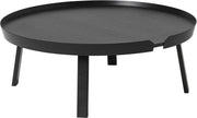 Table basse noire 95 cm Around - Muuto - The Cool Republic