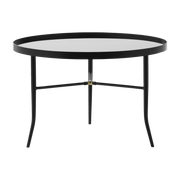 Table basse noire en verre et acier Lug noir - Normann Copenhagen - The Cool Republic