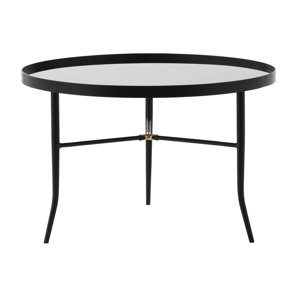 Table basse noire en verre et acier Lug noir - Normann Copenhagen - The Cool Republic