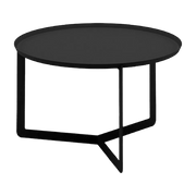 Table basse noire Round 2 - Meme Design - The Cool Republic