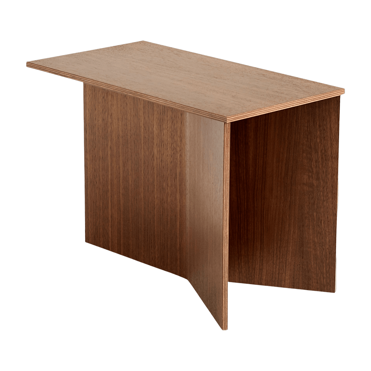 Table basse oblong en noyer Slit - HAY - The Cool Republic