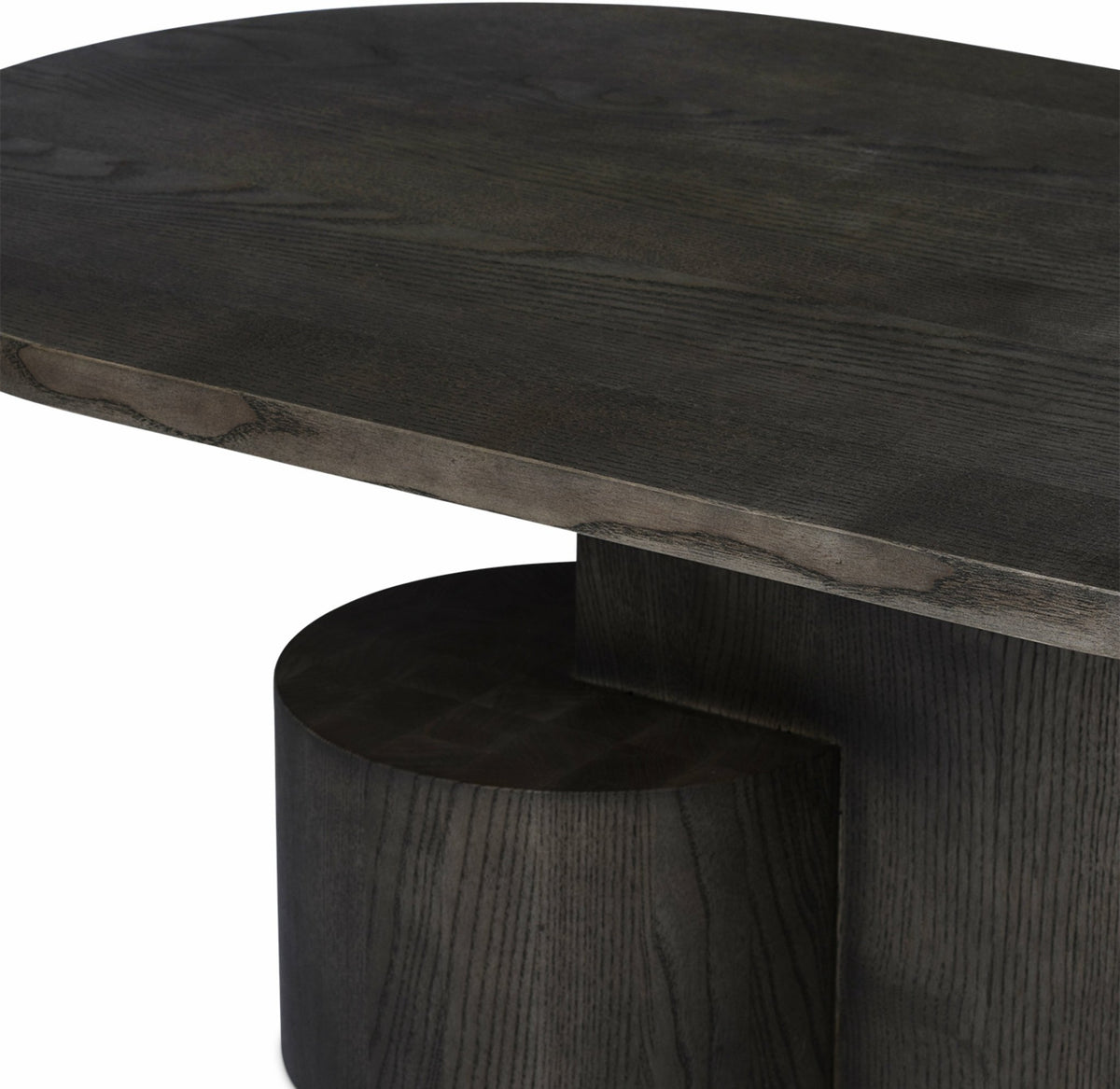 Table basse ovale en frêne cendré noir Insert - Ferm Living - The Cool Republic