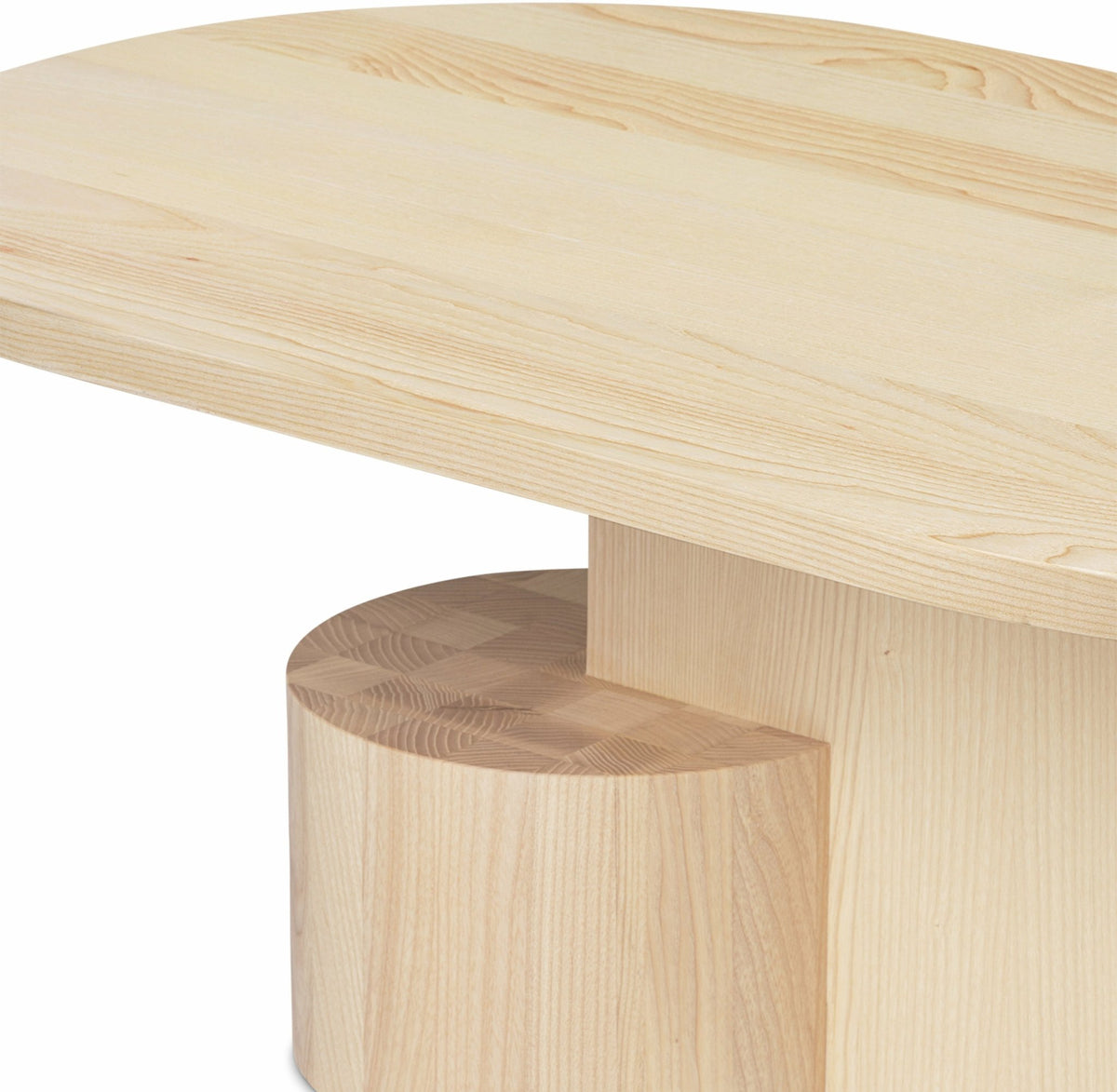 Table basse ovale en frêne naturel Insert - Ferm Living - The Cool Republic