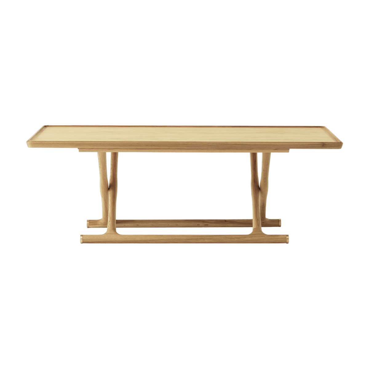 Table basse pliable en chêne naturel 130 x 46 cm Jäger - Audo - The Cool Republic