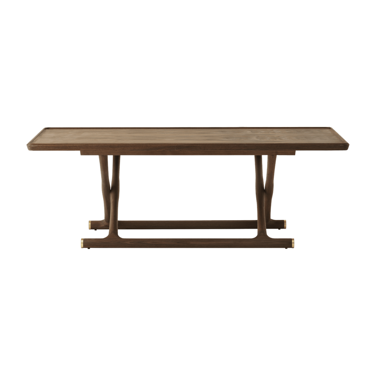Table basse pliable en noyer naturel 130 x 46 cm Jäger - Audo - The Cool Republic